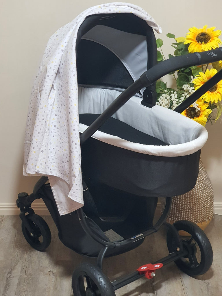 Flannelette baby wraps,blankets-Grey tones