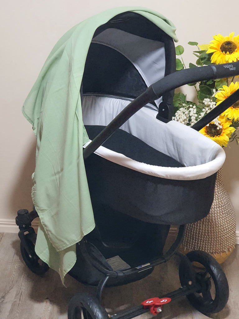 Muslin baby wraps-Green tones