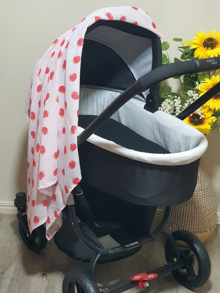 Muslin baby wraps-Pink,purple tones