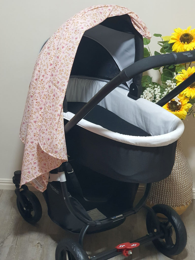 Muslin baby wraps-Pink,purple tones