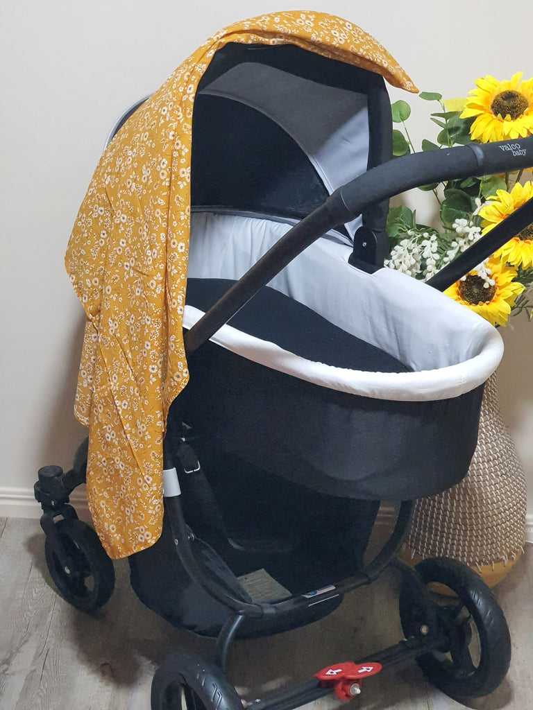 Muslin baby wraps-Yellow tones