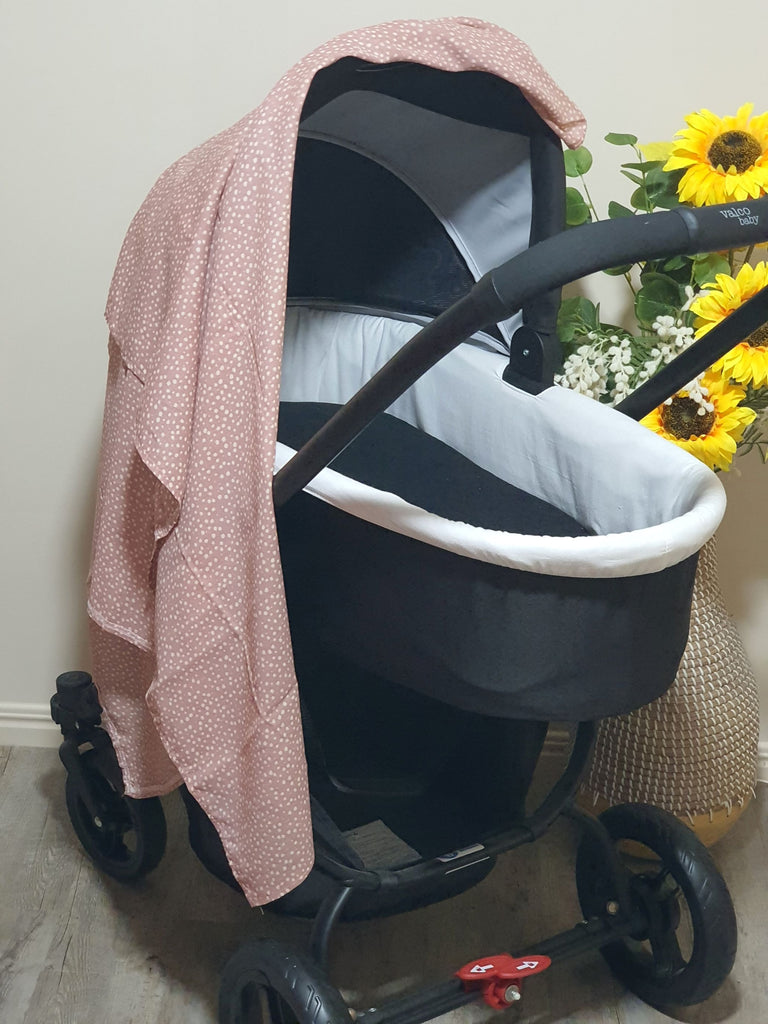 Muslin baby wraps-Pink,purple tones