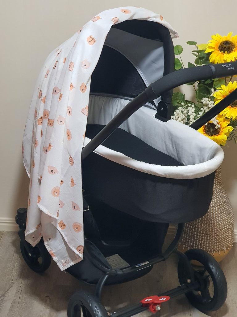 Muslin baby wraps-Earth tones