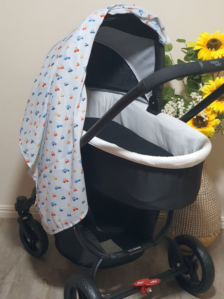 Muslin baby wraps-Blue & pastel tones