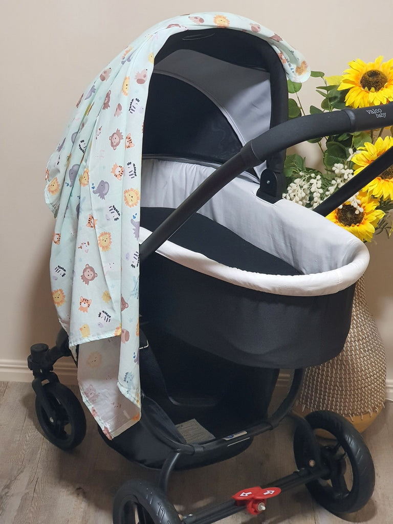 Muslin baby wraps-Green tones