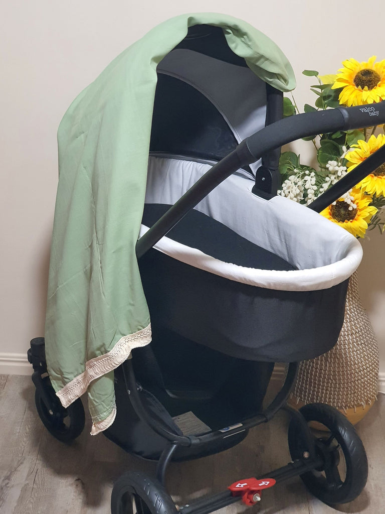 Cheesecloth baby wraps-plain,boho trim