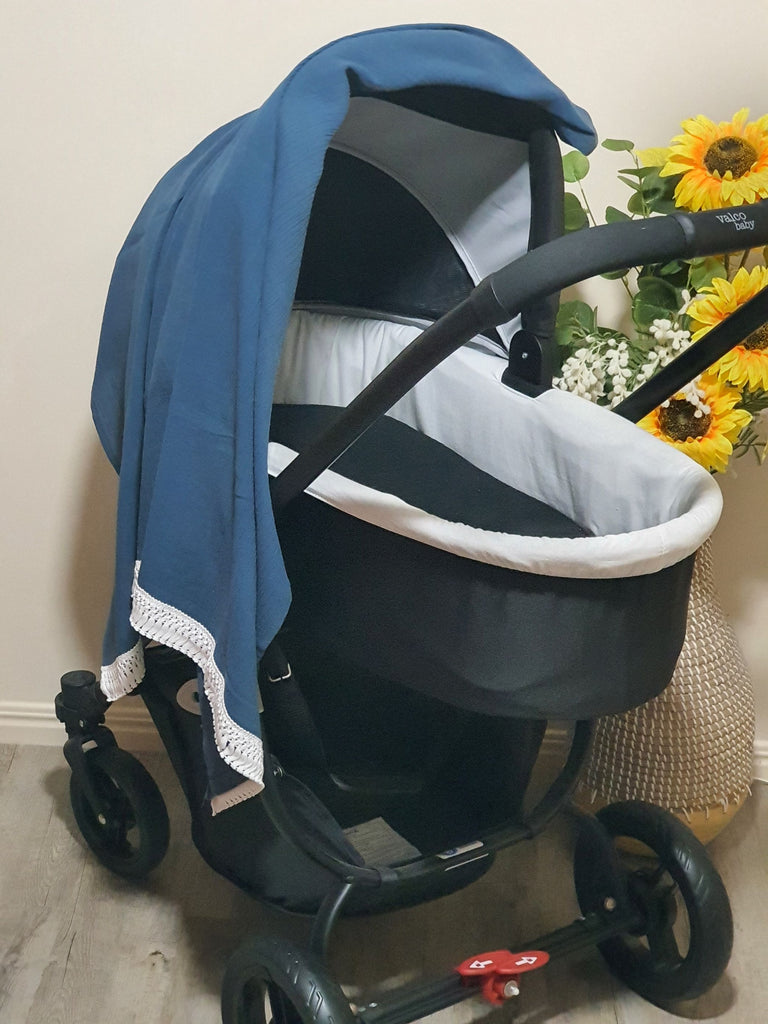 Cheesecloth baby wraps-plain,boho trim