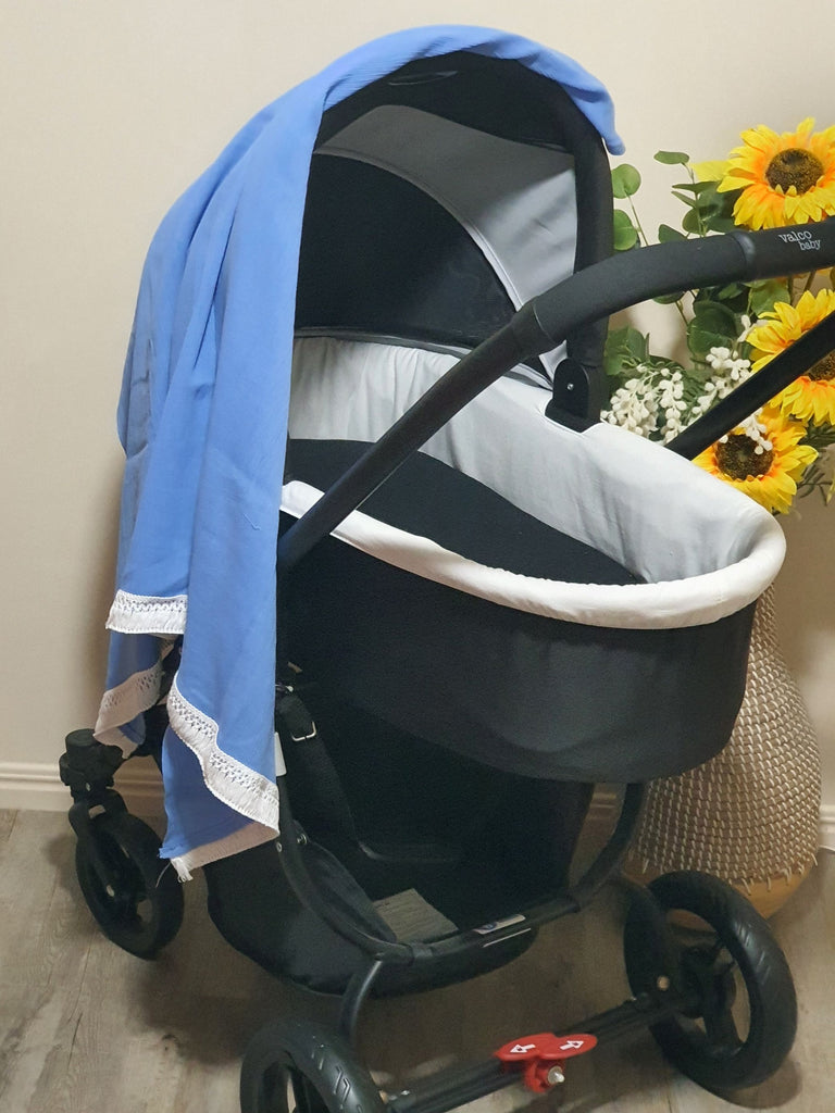 Cheesecloth baby wraps-plain,boho trim