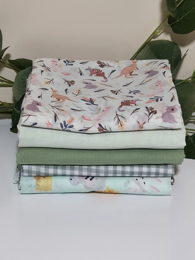 Muslin baby wraps-Green tones