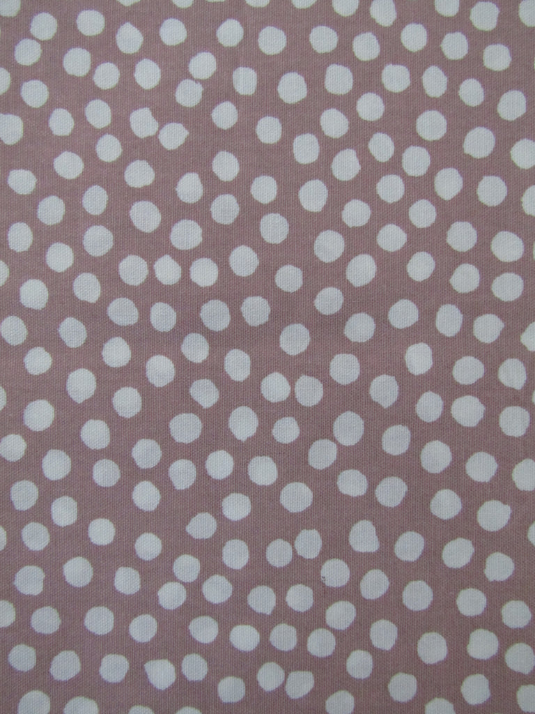 Pram bassinet liner-Dots,dusty pink