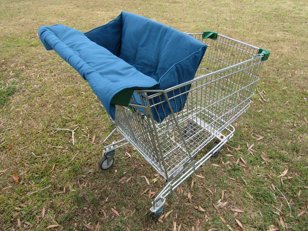 Shopping trolley seat liner-Pink galah parrots