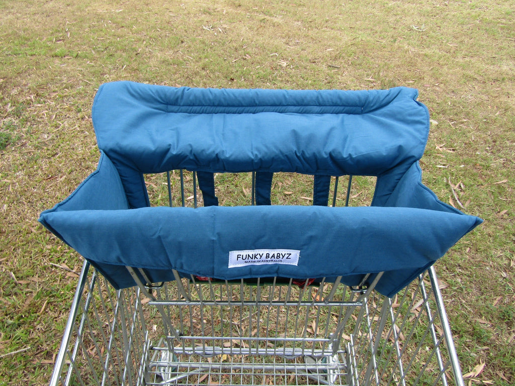 Shopping trolley seat liner-Pink galah parrots