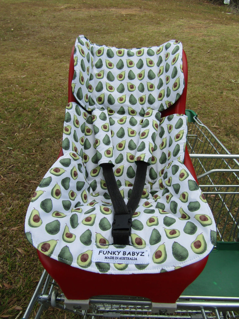 Shopping trolley capsule liner-Australian Bluey,camping