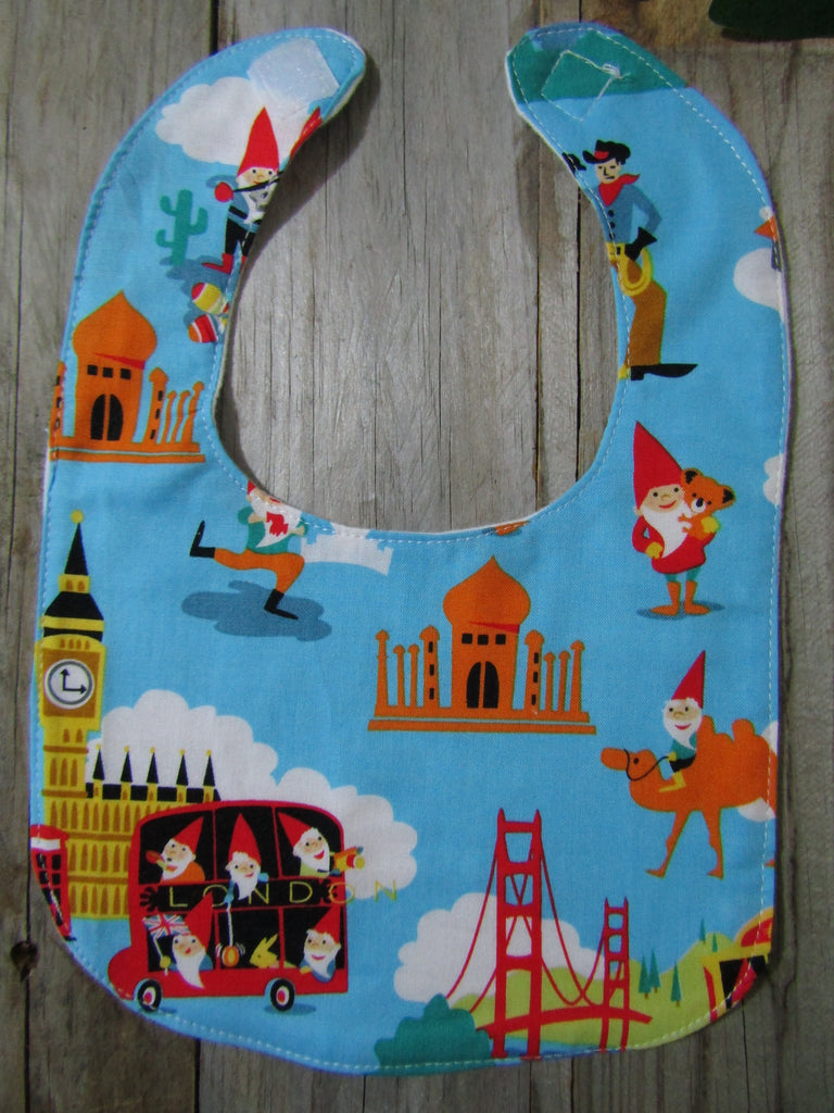 Flat bib-London gnomes