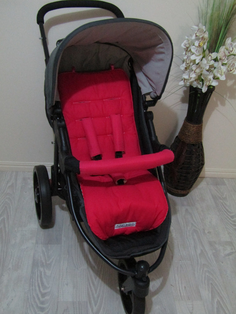 Pram/stroller seat liner-Australian summer wildflowers