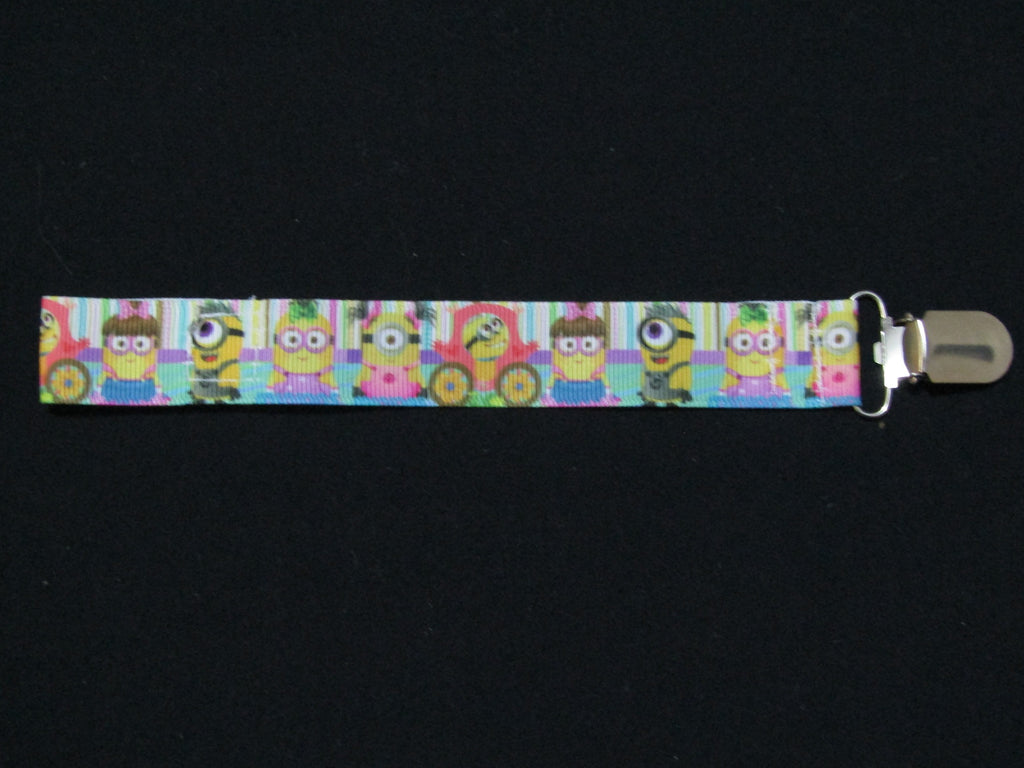 Pacifier straps,2 pack-Minions,Emoji