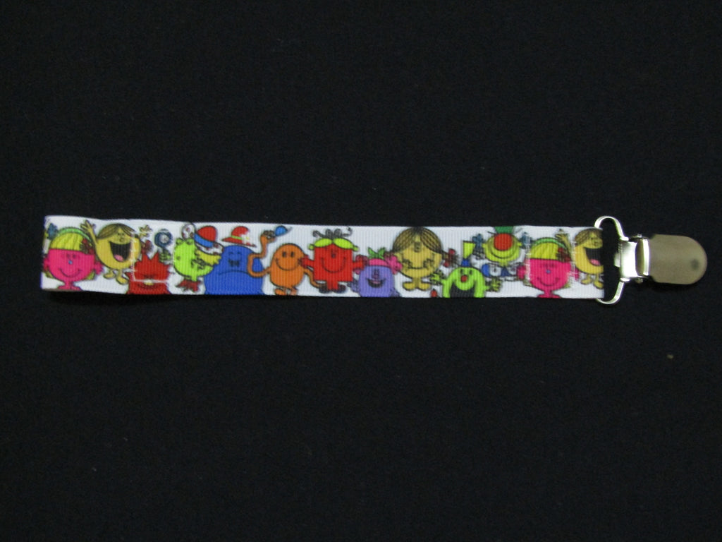 Pacifier straps,2 pack-Smurfs,Mr men