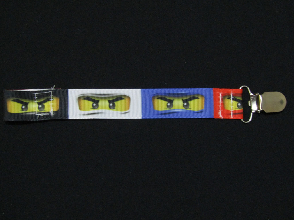 Pacifier straps,2 pack-Lego faces,Cars movie