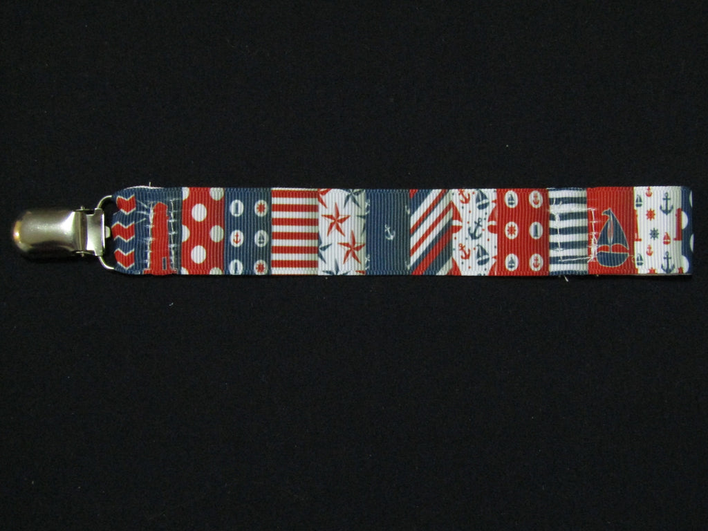 Pacifier straps,2 pack-Little yachty