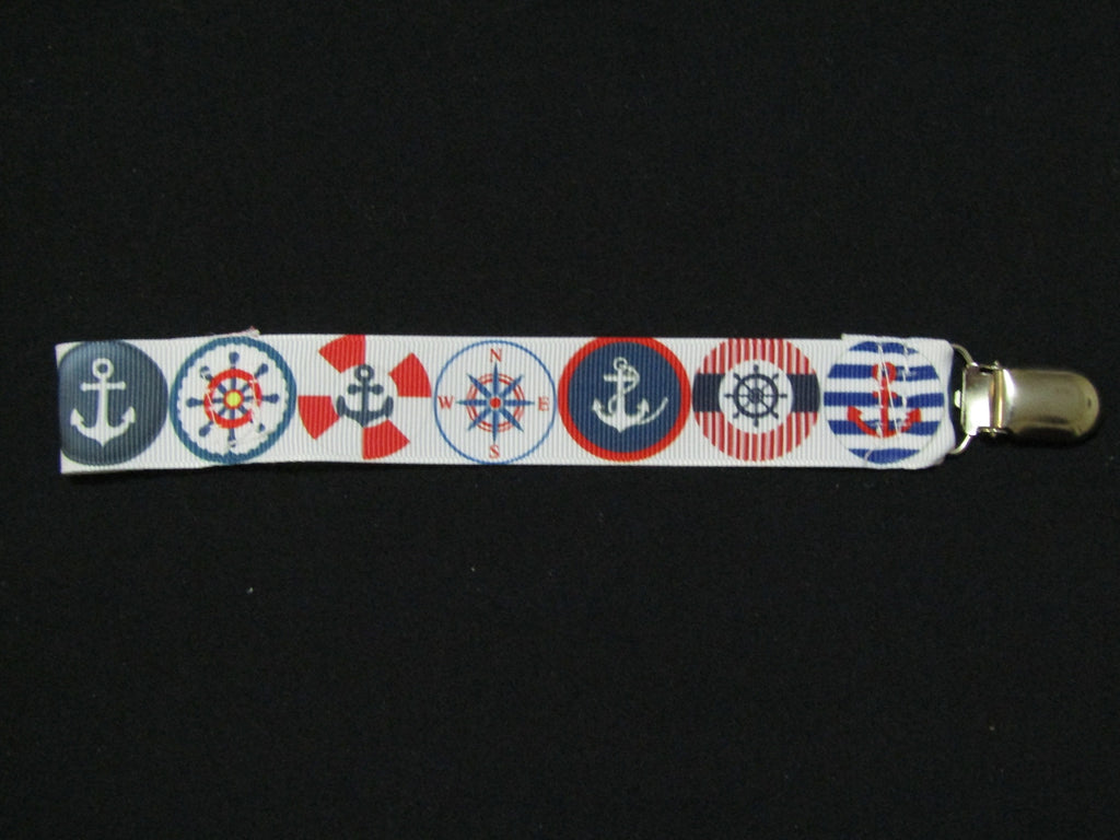 Pacifier straps,2 pack-Little yachty