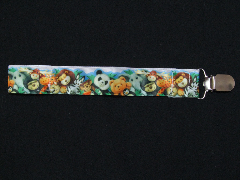 Pacifier straps,2 pack-Magic cats,Jungle animals