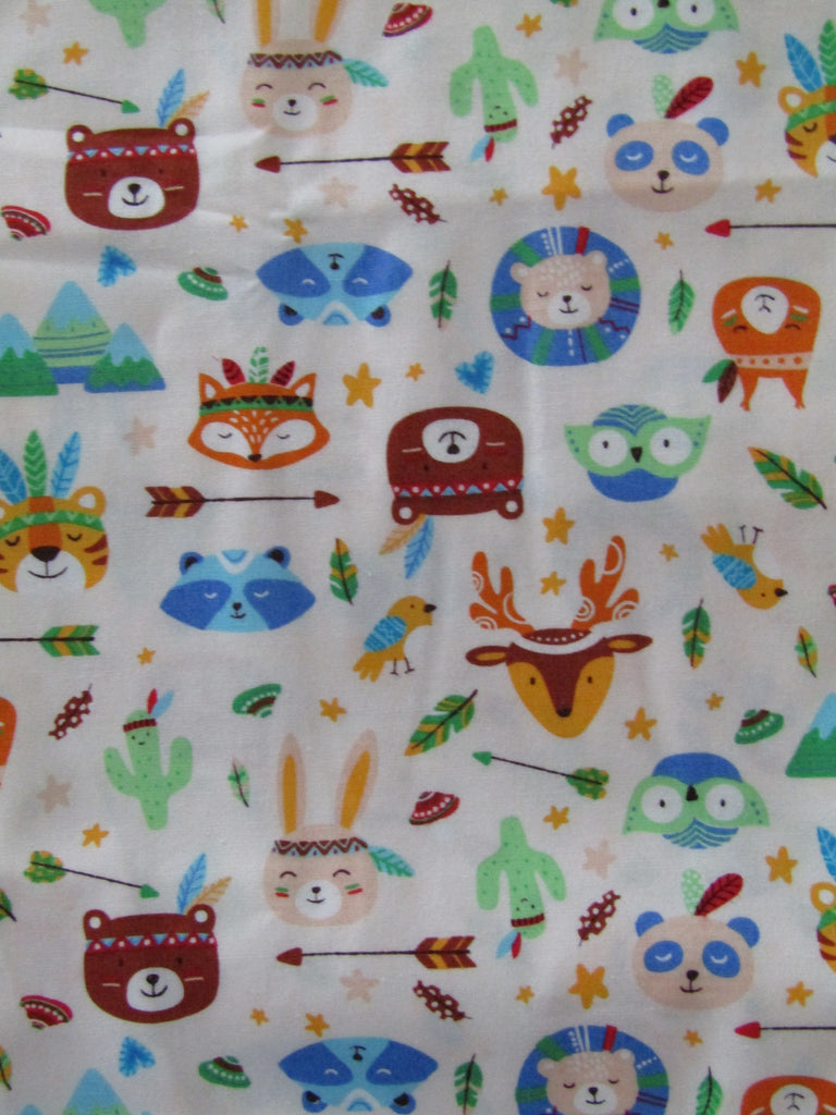 Pram/stroller seat liner-Tribal animals-Last one**Medium size**