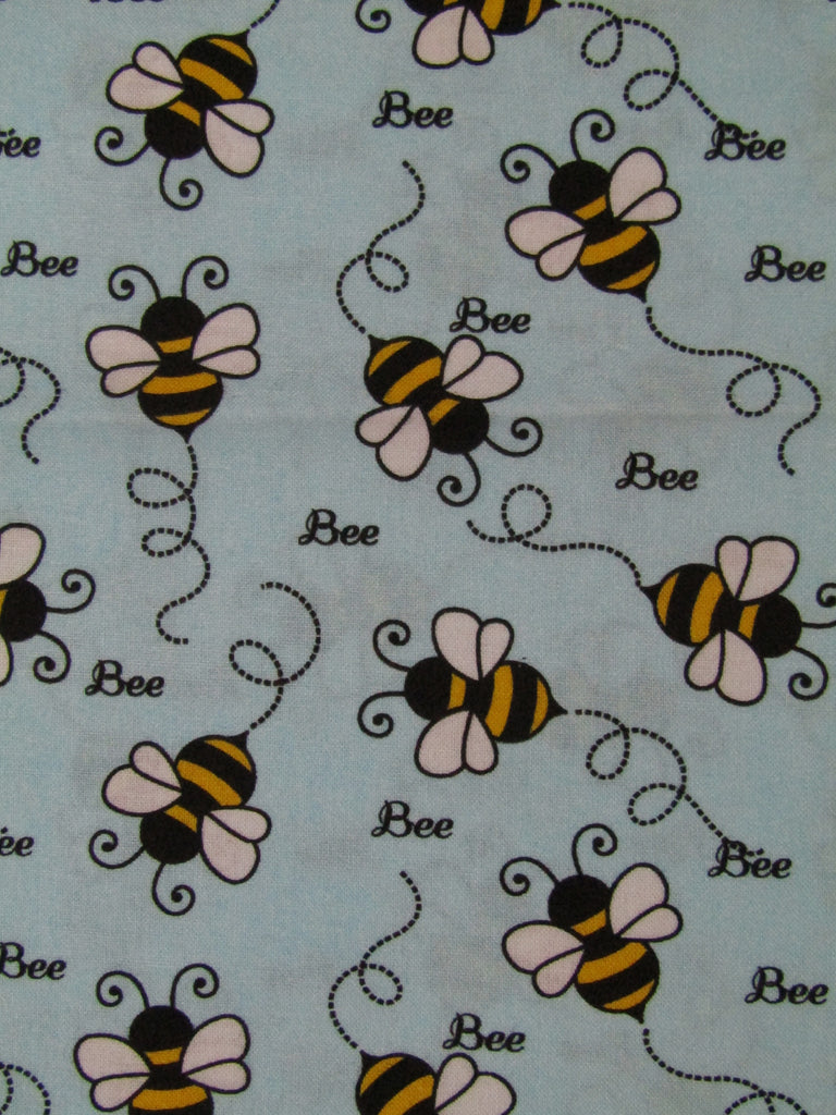 Pram bassinet liner-Bumble bee,blue-*CLEARANCE*