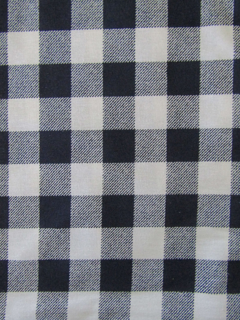 Pram/stroller seat liner-Navy gingham,large square-Last one**large size**