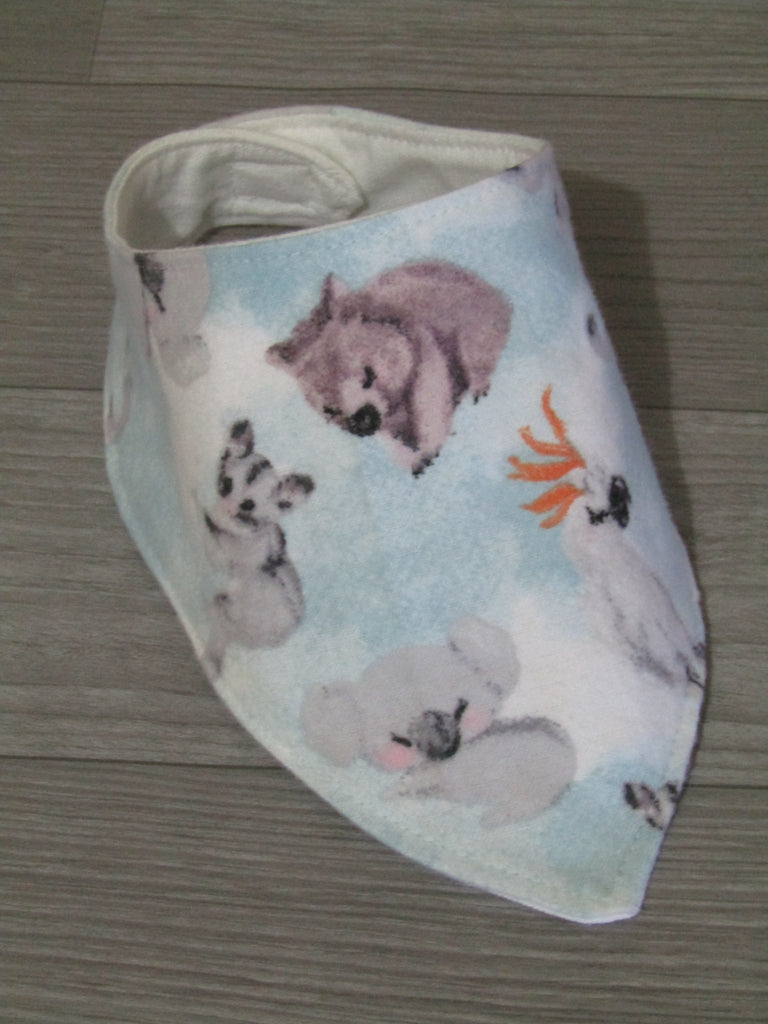 Bandana bib-Australian bush animals