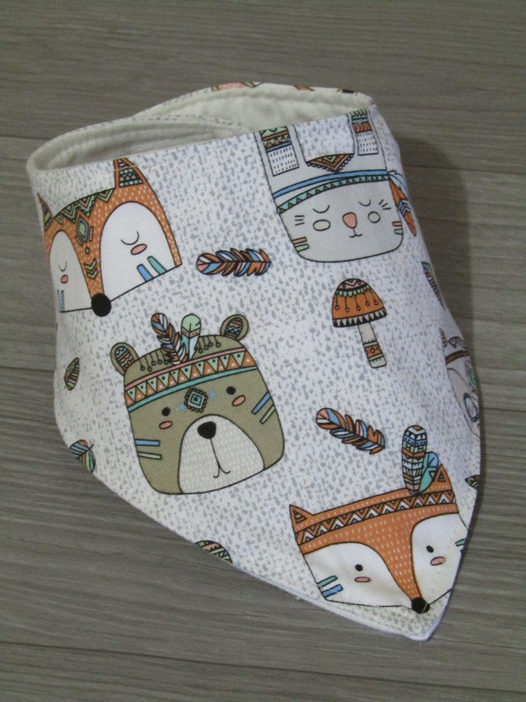 Bandana bib-Tribal animals