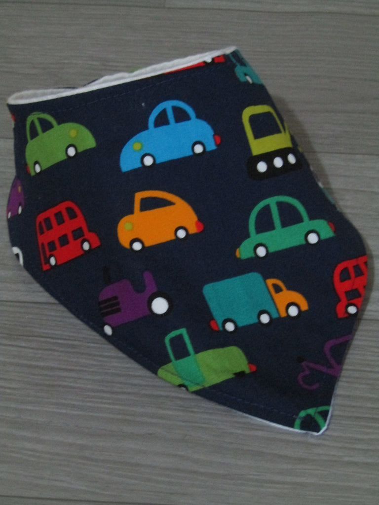 Bandana bib-Beep cars