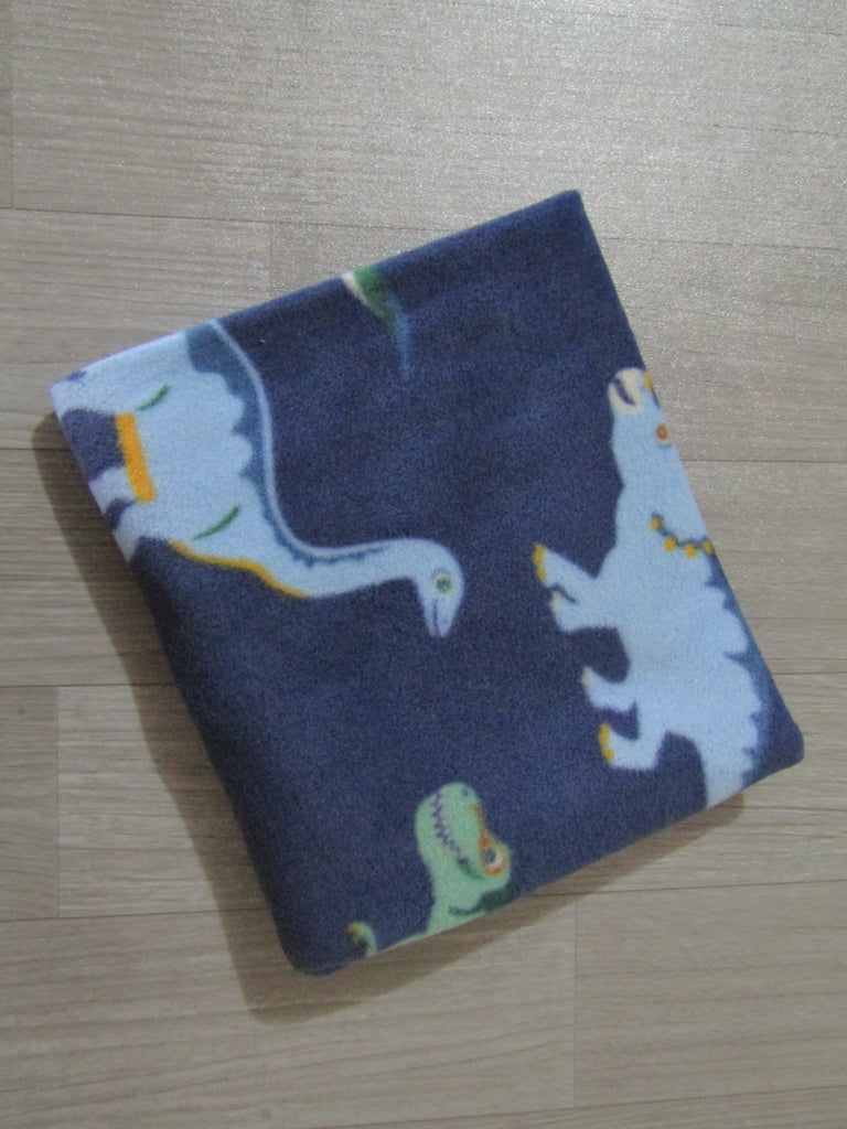 Soft Fleecy Blanket-Blue dinosaurs