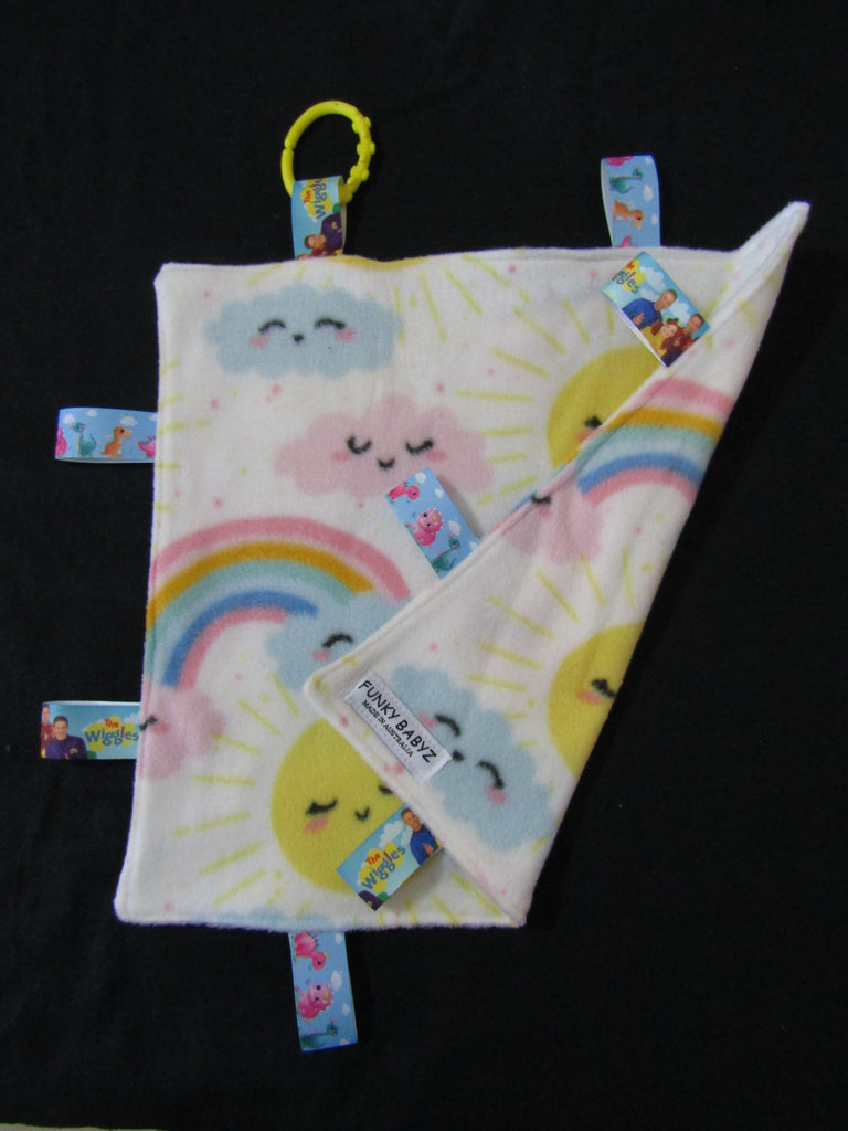 Taggy baby comforter sensory toy-Ray of sunshine