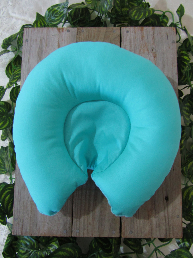 Baby head support-Aqua green