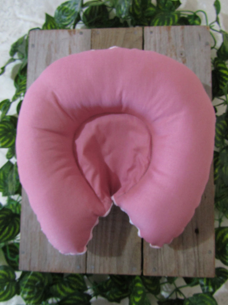 Baby head support-Dusty pink