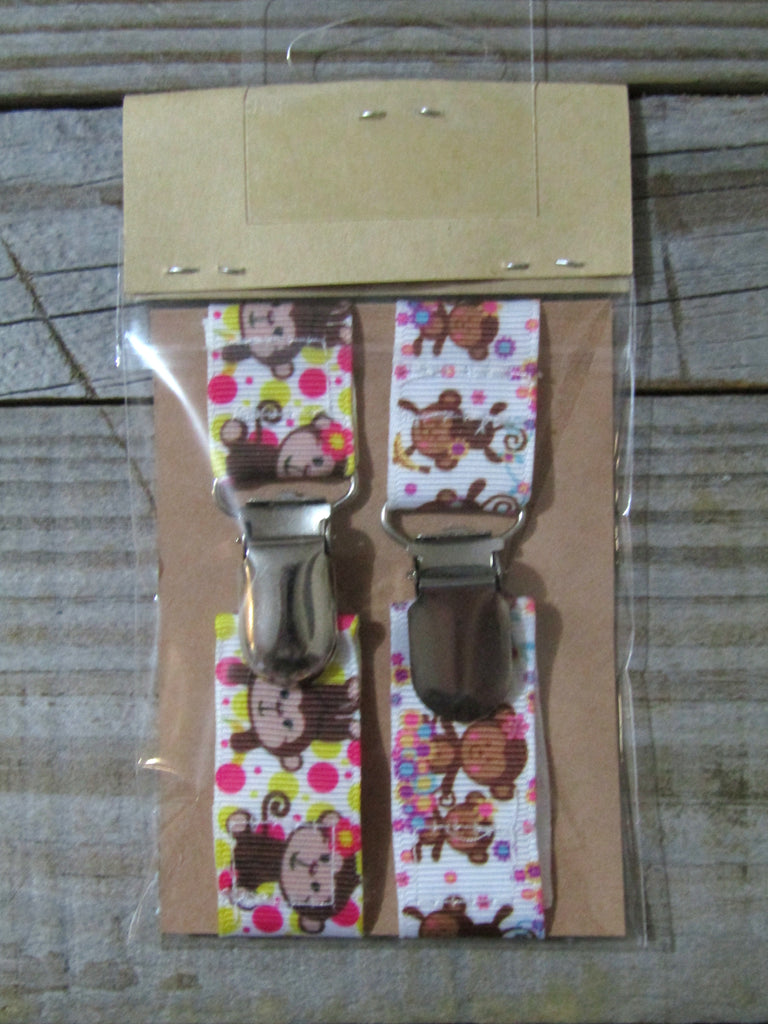 Pacifier straps,2 pack-Cheeky monkey's