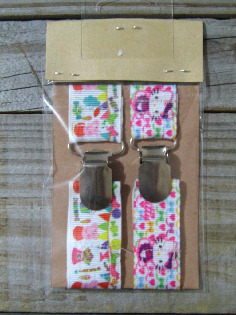 Pacifier straps,2 pack-Hello Kitty,Peppa pig