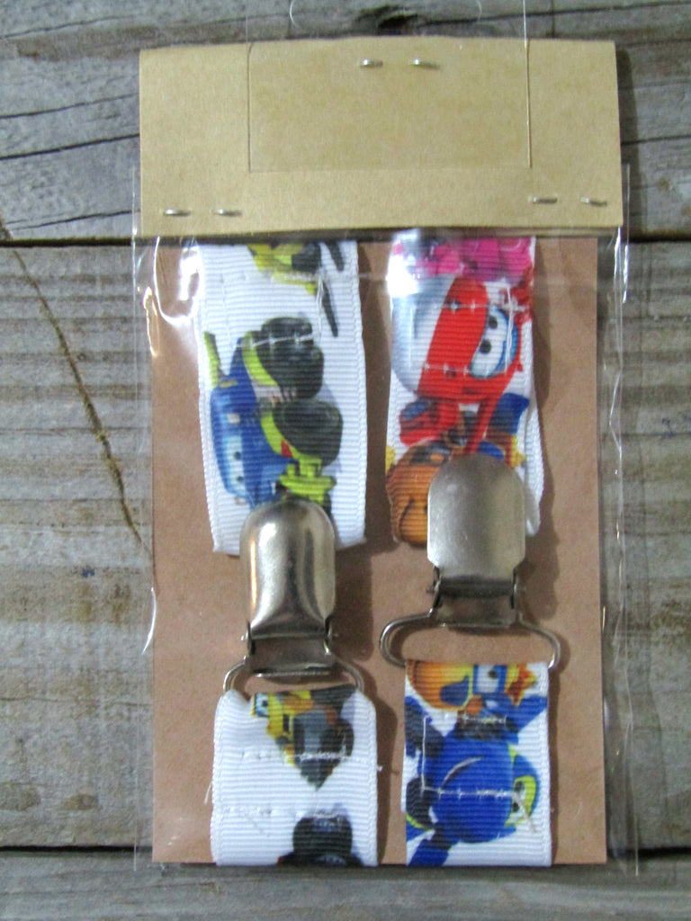 Pacifier straps,2 pack-Planes,trucks