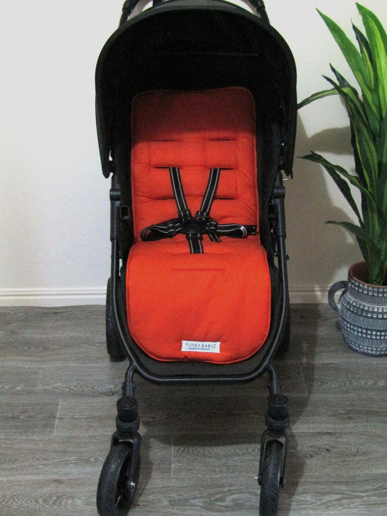 Pram/stroller seat liner-Tie dyed coloured swirls-Last one**Medium size**