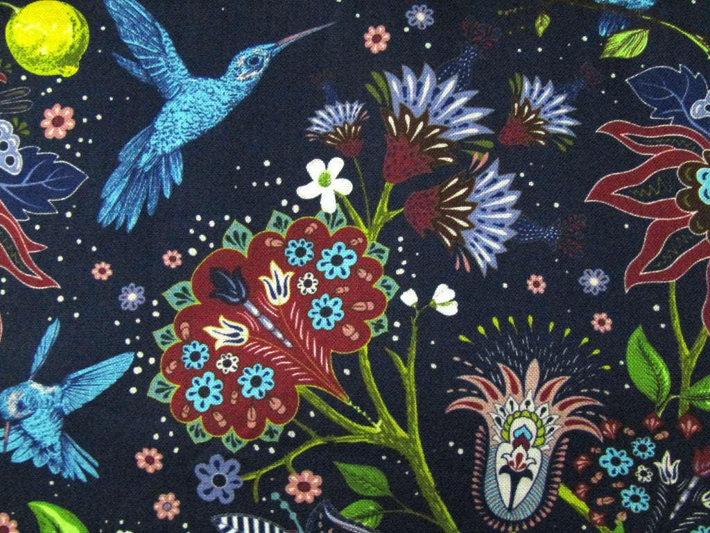 Pram/stroller seat liner-Boho floral garden-Last one**Medium size**