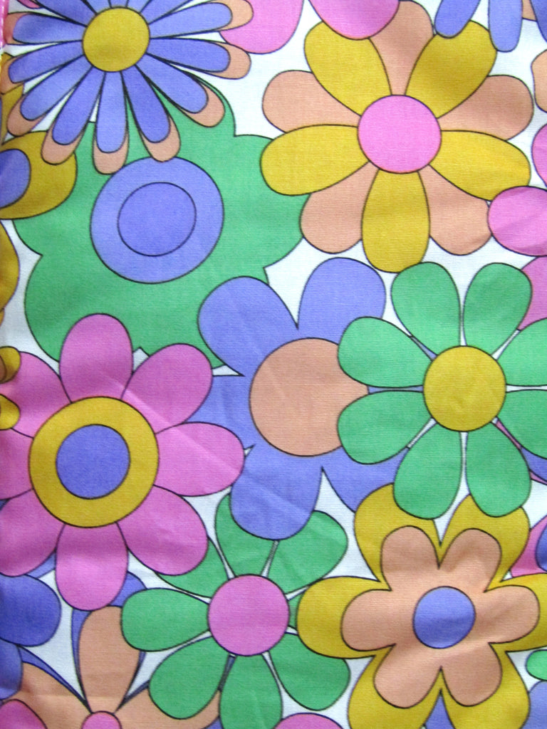Pram bassinet liner-Flower child floral