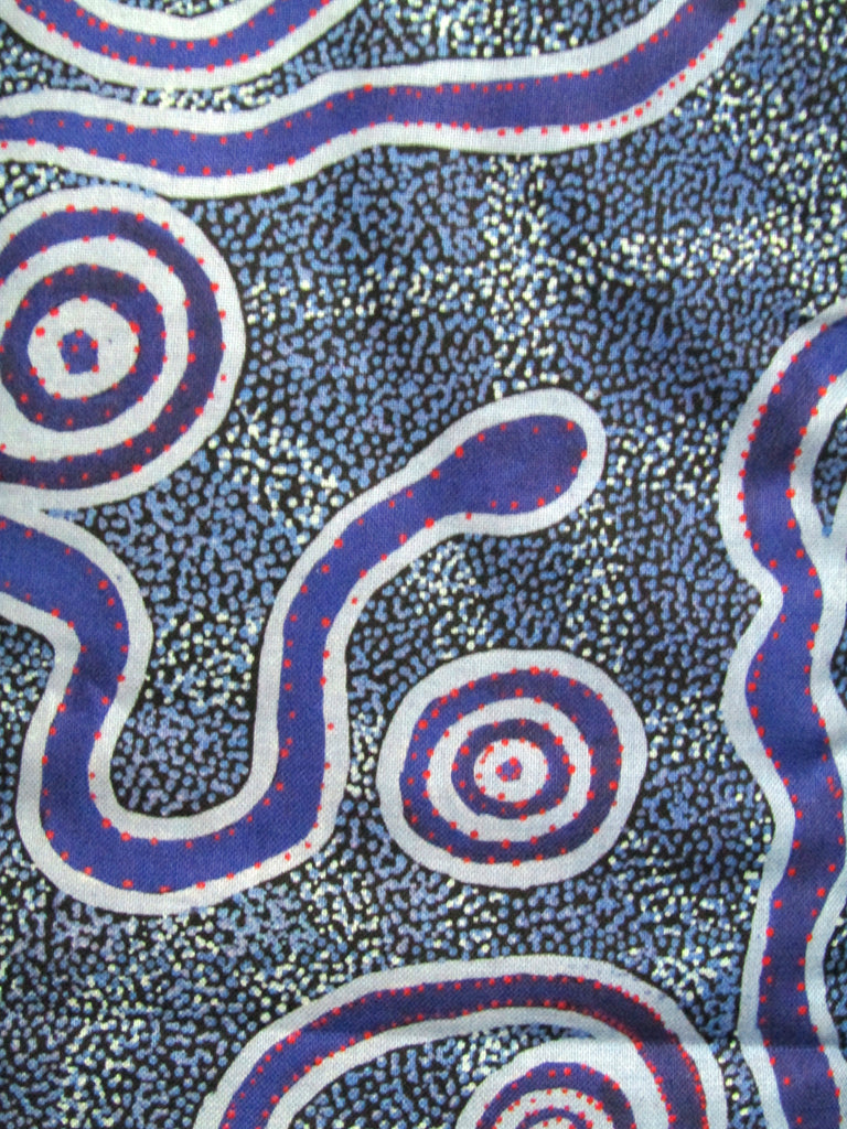 Pram/stroller seat liner-Indigenous art,snake dreaming