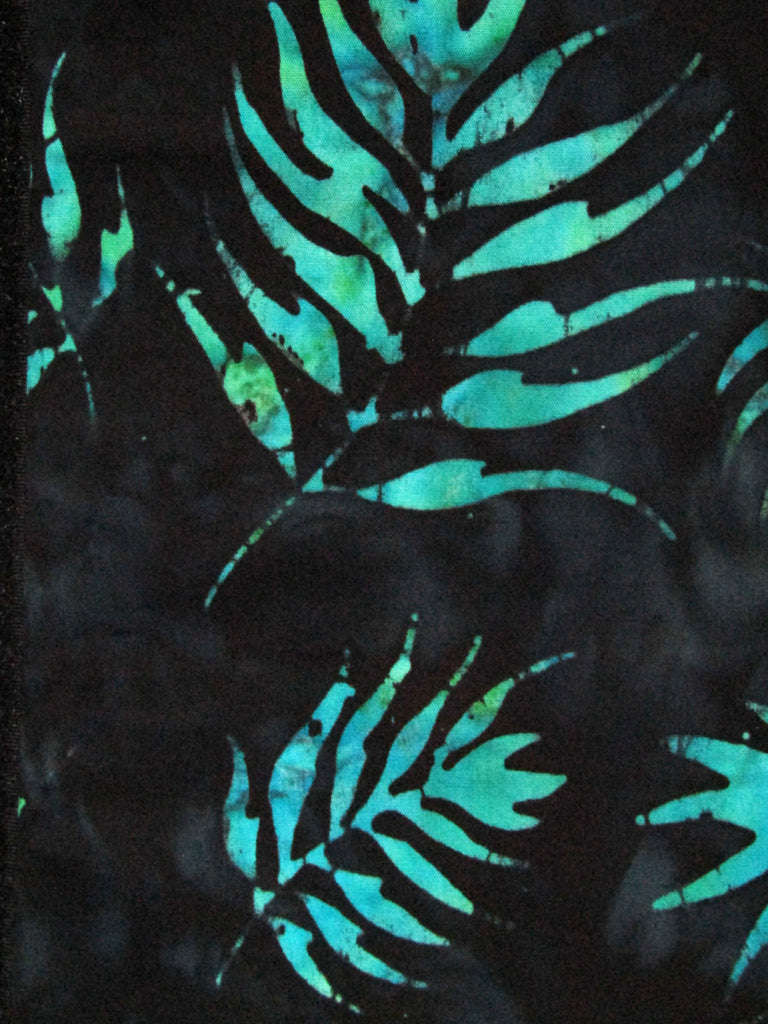 Pram bassinet liner-Tie dyed palm leaves