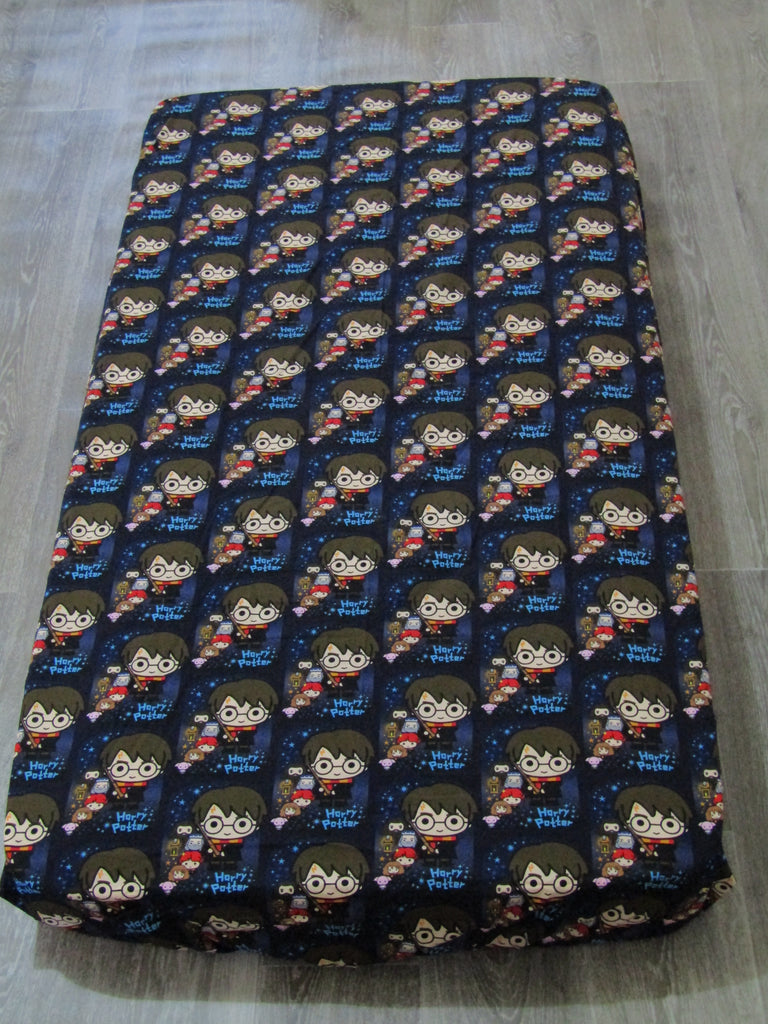 Fitted cot sheet-Wizard & friends