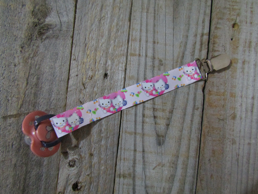 Pacifier strap-Hello Kitty
