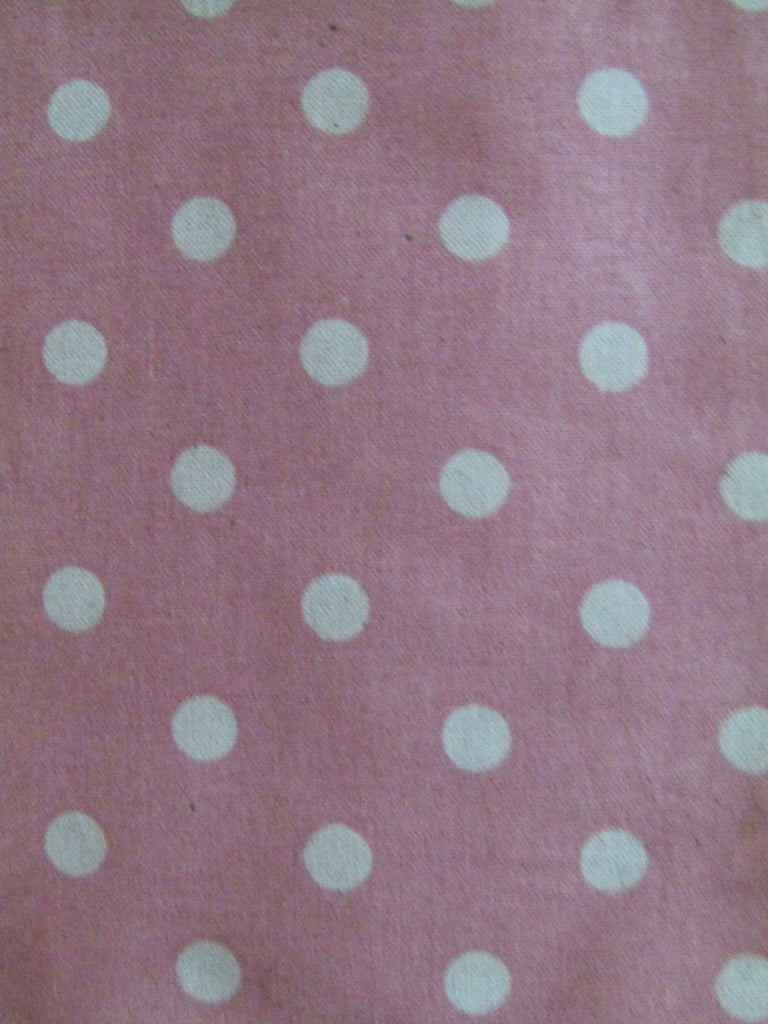 Pram liner set universal,100% cotton-Organic spots,pink