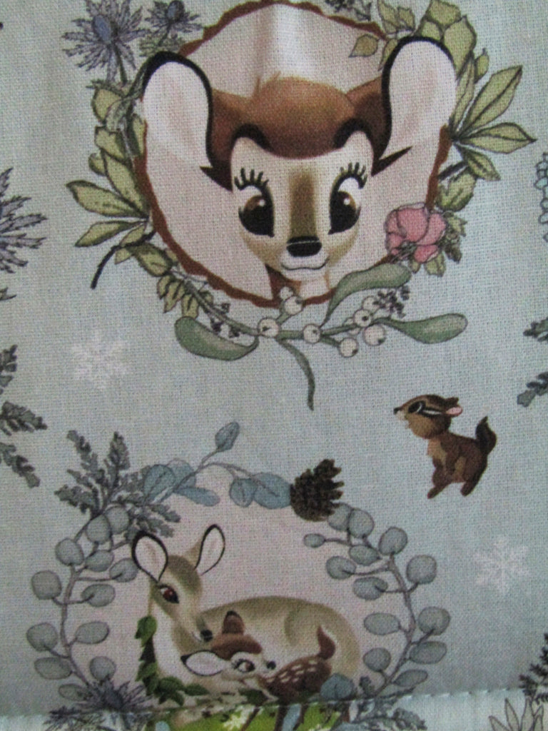 Pram bassinet liner-Baby deer and friends