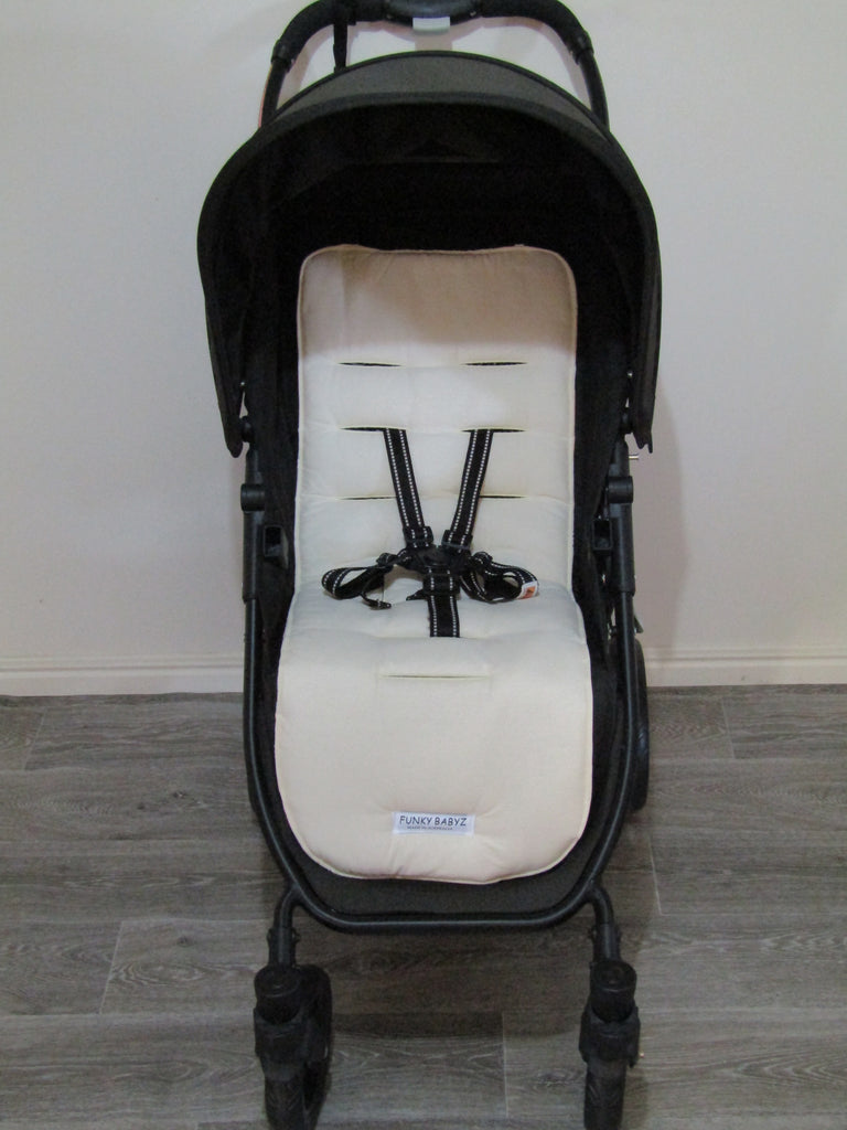 Pram/stroller seat liner-Large moonlight floral