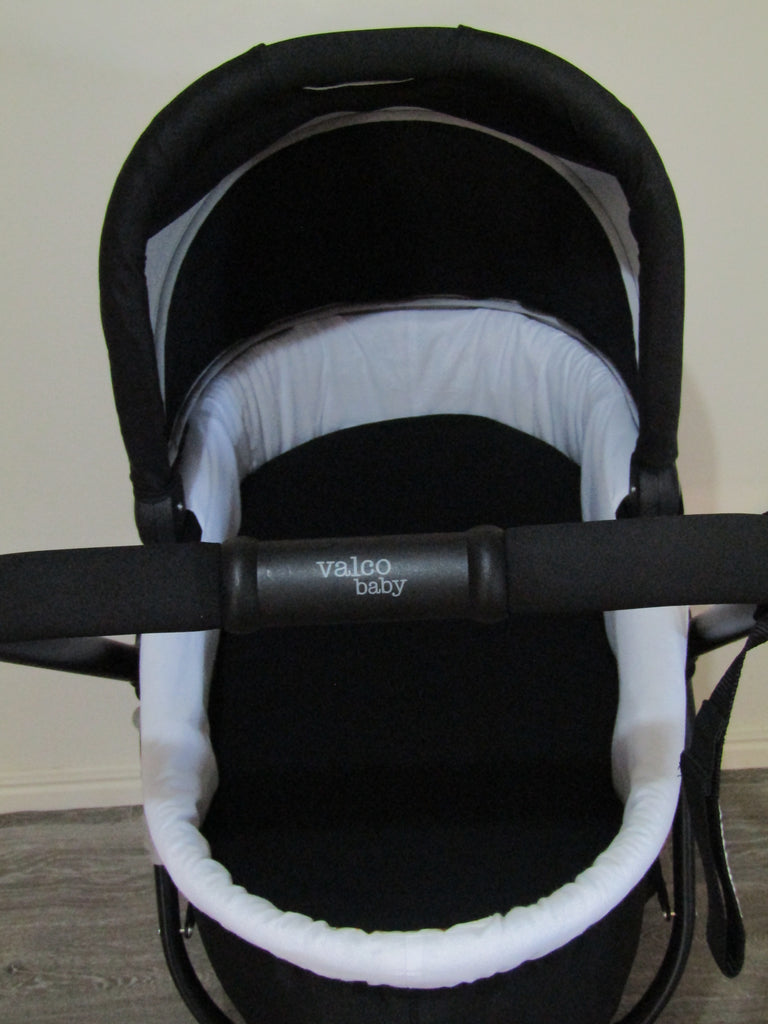 Pram/stroller bassinet liner-Australian dusk floral