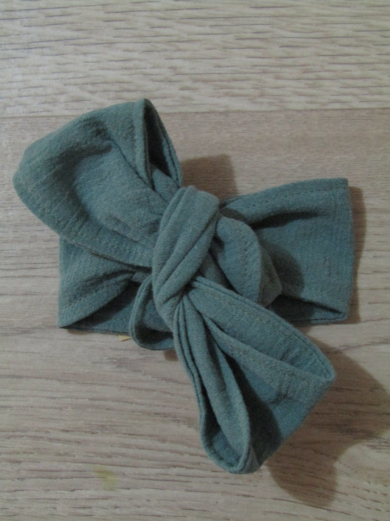 Baby head tie-Sage green